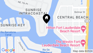 Map of 536 Intracoastal Drive, Fort Lauderdale FL, 33304