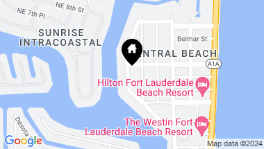 Map of 550 Bayshore Dr 407, Fort Lauderdale FL, 33304