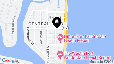 Map of 551 N Beach Blvd R1901, Fort Lauderdale FL, 33304