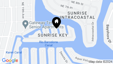 Map of 616 3rd Key Dr, Fort Lauderdale FL, 33304