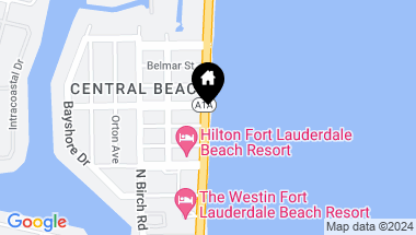 Map of 525 N Beach Blvd 1607, Fort Lauderdale FL, 33304
