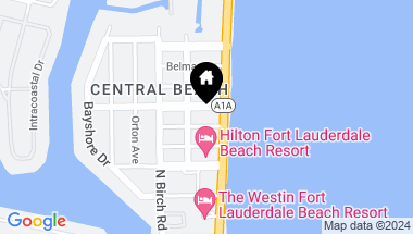 Map of 551 N Beach Blvd 1116, Fort Lauderdale FL, 33304