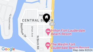 Map of 551 N Beach Blvd R1916, Fort Lauderdale FL, 33304