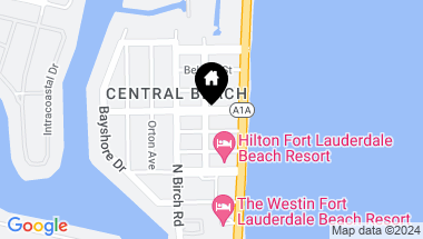 Map of 551 N Fort Lauderdale Beach Blvd Unit: H1705, Fort Lauderdale FL, 33304