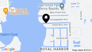 Map of 1350 Jewel Box AVE, NAPLES FL, 34102