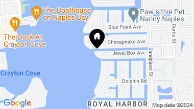 Map of 1340 JEWEL BOX AVE, NAPLES FL, 34102