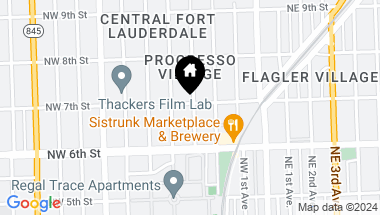 Map of 647 NW 3rd Ave # 1, Fort Lauderdale FL, 33311