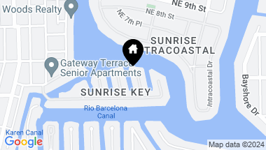 Map of 633 4th Key Dr, Fort Lauderdale FL, 33304
