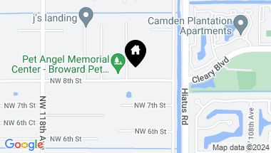 Map of 800 NW 115th Ave, Plantation FL, 33325