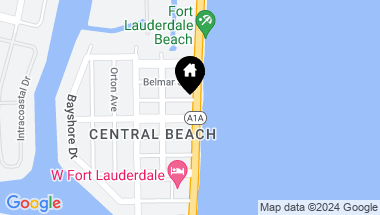 Map of 601 N Ft Lauderdale Bch Blvd 1007, Fort Lauderdale FL, 33304