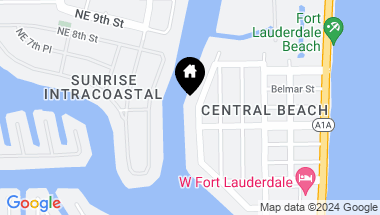Map of 615 Bayshore Dr 402, Fort Lauderdale FL, 33304