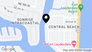 Map of 615 Bayshore Dr 403, Fort Lauderdale FL, 33304