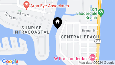 Map of 623 Bayshore Drive, Fort Lauderdale FL, 33304