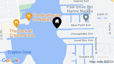 Map of 1303 Chesapeake AVE # A Unit: 2-A, NAPLES FL, 34102
