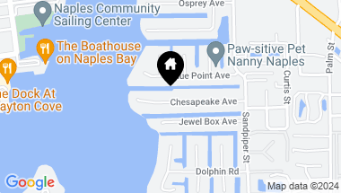 Map of 1375 Chesapeake AVE # 2 Unit: A-2, NAPLES FL, 34102