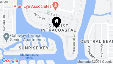 Map of 671 Middle River Dr, Fort Lauderdale FL, 33304