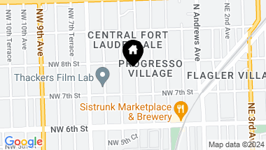Map of 731 NW 4th Ave, Fort Lauderdale FL, 33311