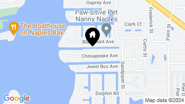 Map of 1481 Chesapeake AVE # 1, NAPLES FL, 34102