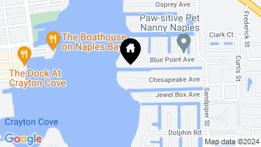 Map of 1323 Chesapeake AVE # 1C, NAPLES FL, 34102