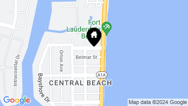 Map of 701 N Beach Blvd 1206, Fort Lauderdale FL, 33304