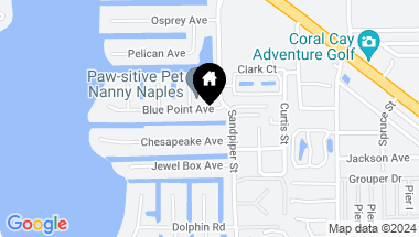 Map of 1568 Blue Point AVE # 1, NAPLES FL, 34102