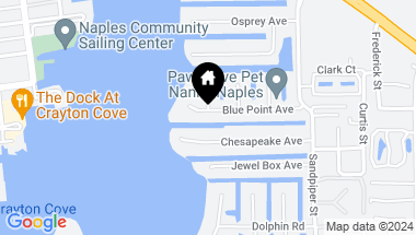 Map of 1380 Blue Point AVE, NAPLES FL, 34102
