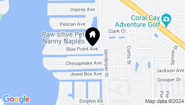 Map of 1560 Blue Point AVE # 3, NAPLES FL, 34102