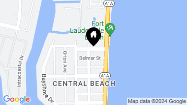 Map of 701 N Beach 504, Fort Lauderdale FL, 33304