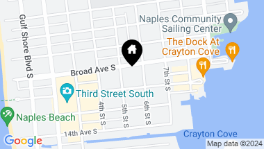 Map of 540 Broad AVE S # 540, NAPLES FL, 34102