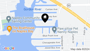 Map of 1480 Pelican AVE, NAPLES FL, 34102