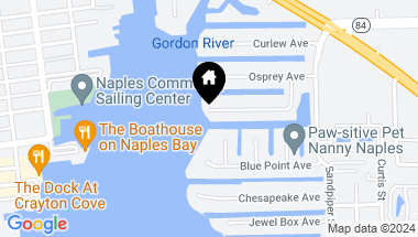 Map of 1340 Pelican AVE, NAPLES FL, 34102