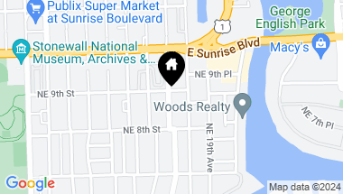 Map of 840 N Victoria Park Rd, Fort Lauderdale FL, 33304