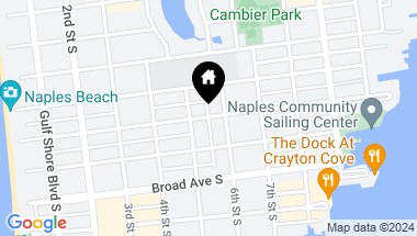 Map of 3740 NE 10th Ave, Naples FL, 34120