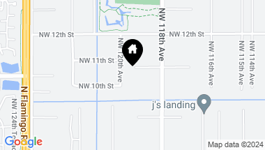Map of 11860 NW 11th St, Plantation FL, 33323
