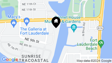 Map of 936 Intracoastal Dr 10D, Fort Lauderdale FL, 33304