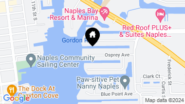Map of 1399 Osprey AVE, NAPLES FL, 34102