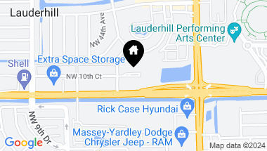 Map of 1050 NW 43rd Terrace, Lauderhill FL, 33313