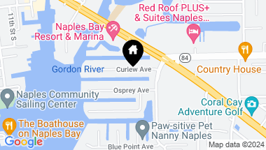 Map of 1580 Curlew AVE, NAPLES FL, 34102