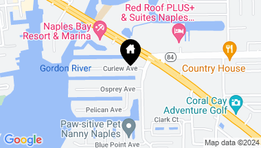 Map of 1600 Curlew AVE, NAPLES FL, 34102