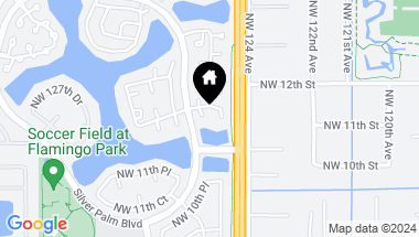 Map of 1214 NW 125th Terrace, Sunrise FL, 33323