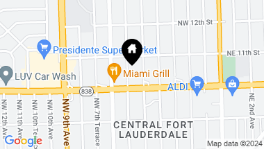 Map of 1020 NW 6th Avenue 1-2, Fort Lauderdale FL, 33311