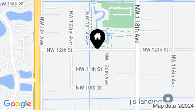 Map of 12020 NW 12th St, Plantation FL, 33323
