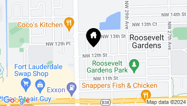 Map of 3013 NW 12th St, Fort Lauderdale FL, 33311