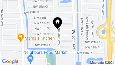 Map of 1321 NW 58th Ave, Lauderhill FL, 33313