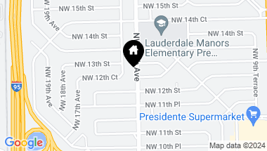Map of 1227 NW 15th Ave, Fort Lauderdale FL, 33311