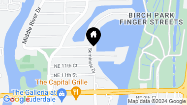 Map of 1142 Seminole Dr A1, Fort Lauderdale FL, 33304