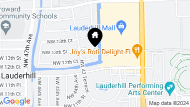 Map of 1280 NW 43rd Ave 310, Lauderhill FL, 33313