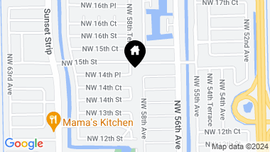 Map of 1470 NW 58th Ter, Sunrise FL, 33313