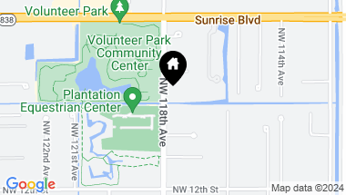 Map of 11780 NW 15th St, Plantation FL, 33323