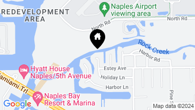 Map of 1100 Holiday LN, NAPLES FL, 34104